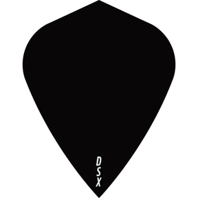 Designa - DSX Plain Colour - Kite Dart Flights - Black