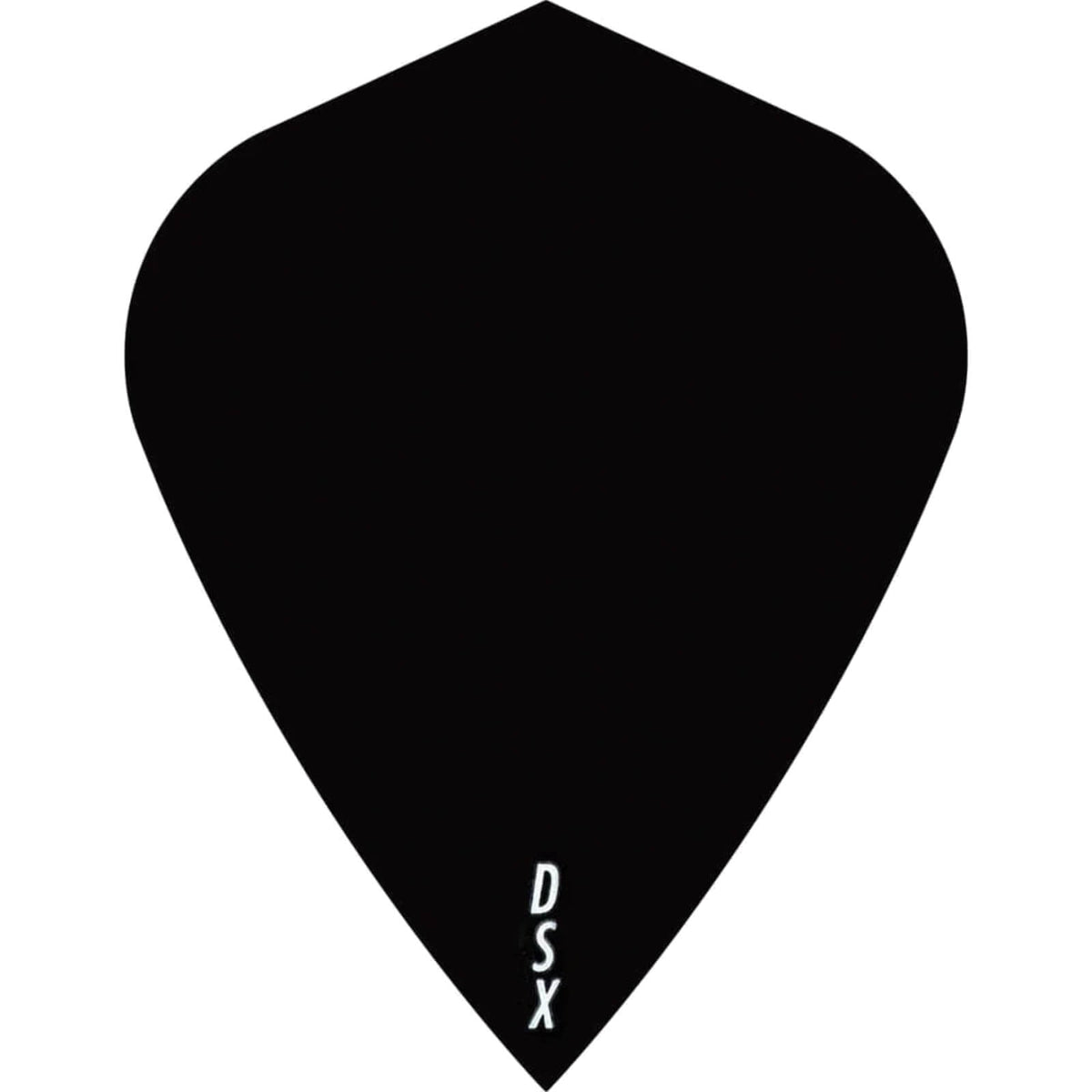 Dart Flights - Designa - DSX Plain Colour - Kite Dart Flights Black