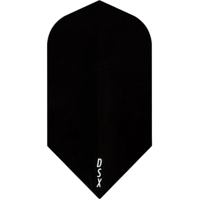 Designa - DSX Plain Colour - Slim Dart Flights - Black