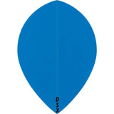 Designa - DSX Plain Colour - Pear Dart Flights - Blue