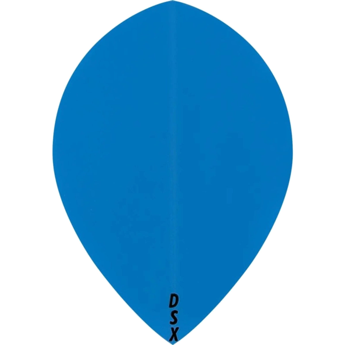 Dart Flights - Designa - DSX Plain Colour - Pear Dart Flights Blue