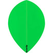 Designa - DSX Plain Colour - Pear Dart Flights - Green