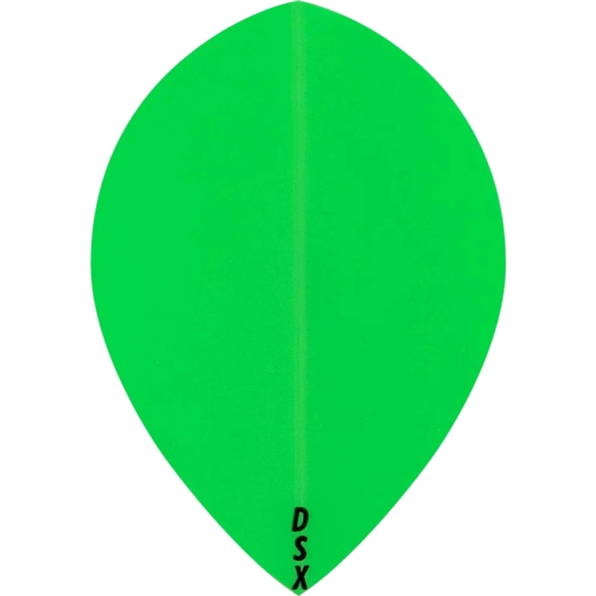 Dart Flights - Designa - DSX Plain Colour - Pear Dart Flights Green