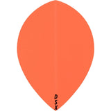 Designa - DSX Plain Colour - Pear Dart Flights - Orange
