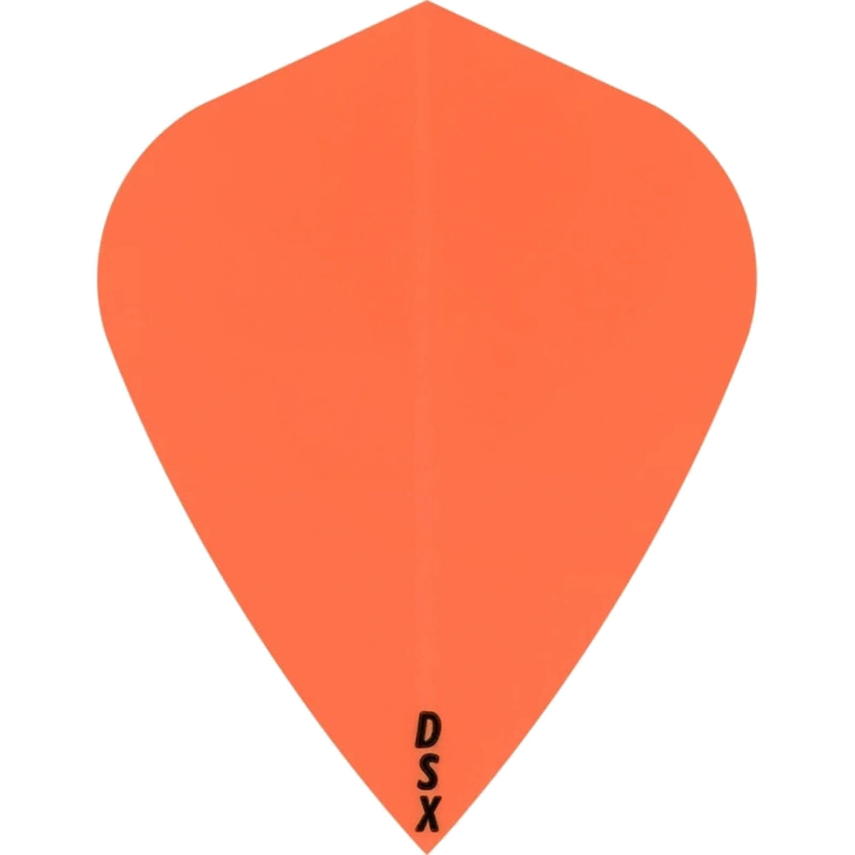 Dart Flights - Designa - DSX Plain Colour - Kite Dart Flights Orange