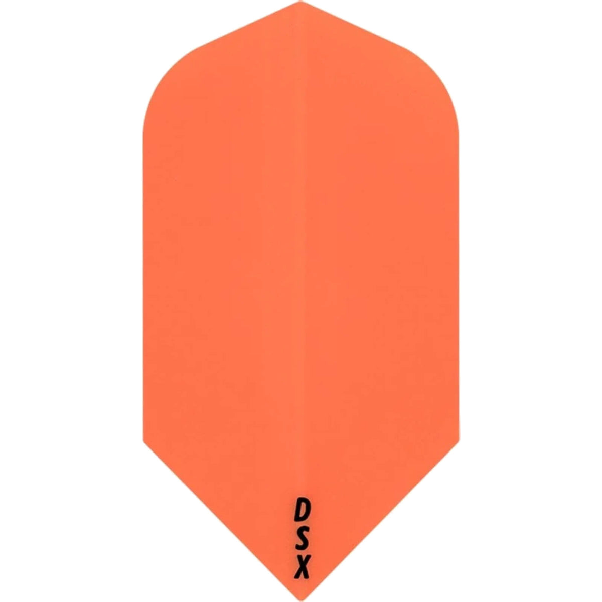 Dart Flights - Designa - DSX Plain Colour - Slim Dart Flights Orange