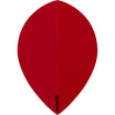 Designa - DSX Plain Colour - Pear Dart Flights - Red