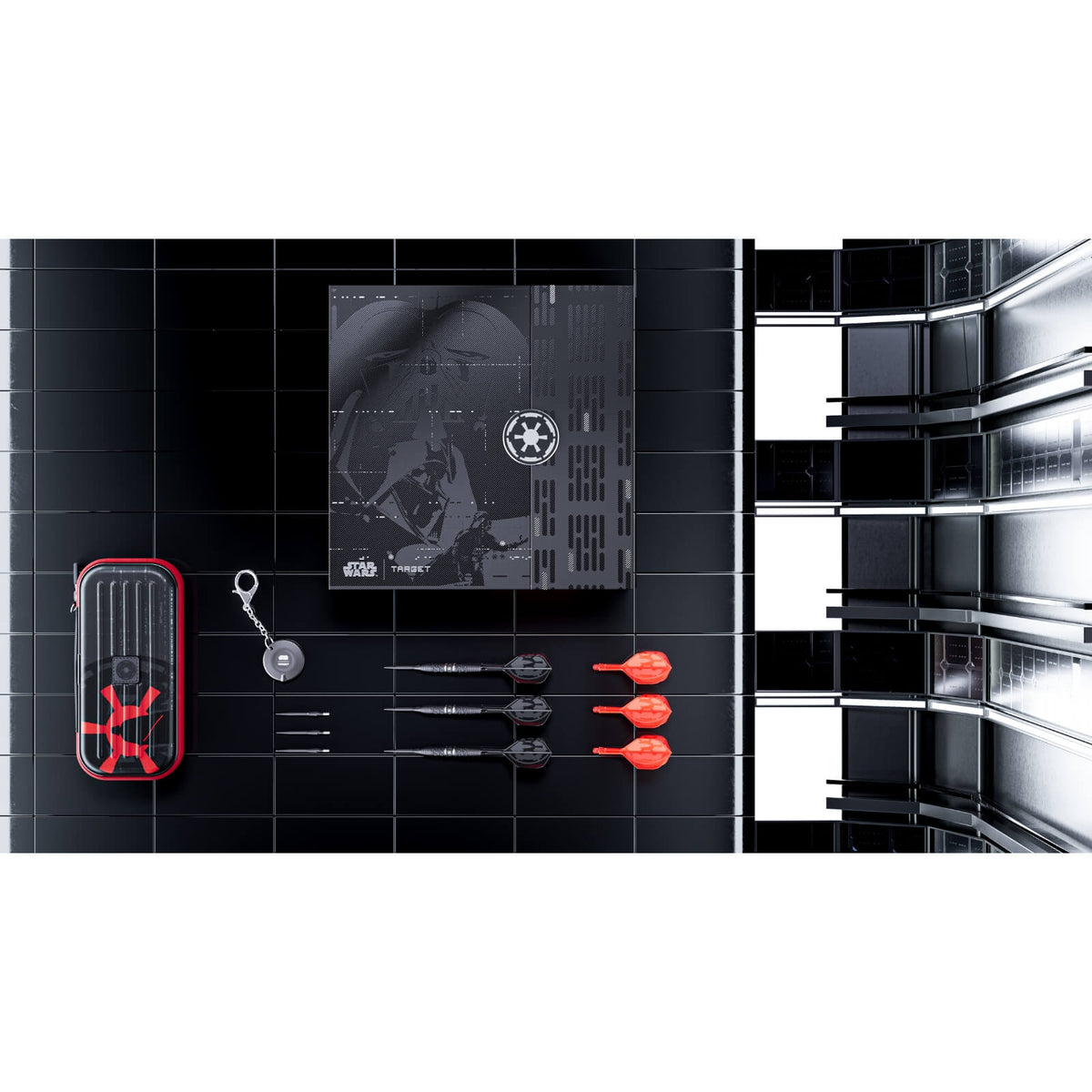 PRE-ORDER - Target - Star Wars Darth Vader Darts - Swiss Point - Steel Tip - 95% Tungsten - 22g 24g 26g