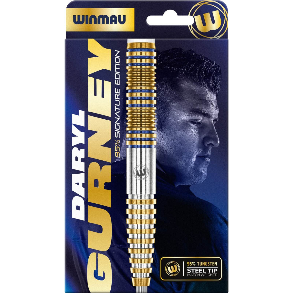 Darts - Winmau - Daryl Gurney Signature Edition Darts - Steel Tip - 95% Tungsten - 23g