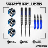 Red Dragon - David Williams V1 Darts - 90% Tungsten - 23g