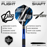 Red Dragon - David Williams V1 Darts - 90% Tungsten - 23g