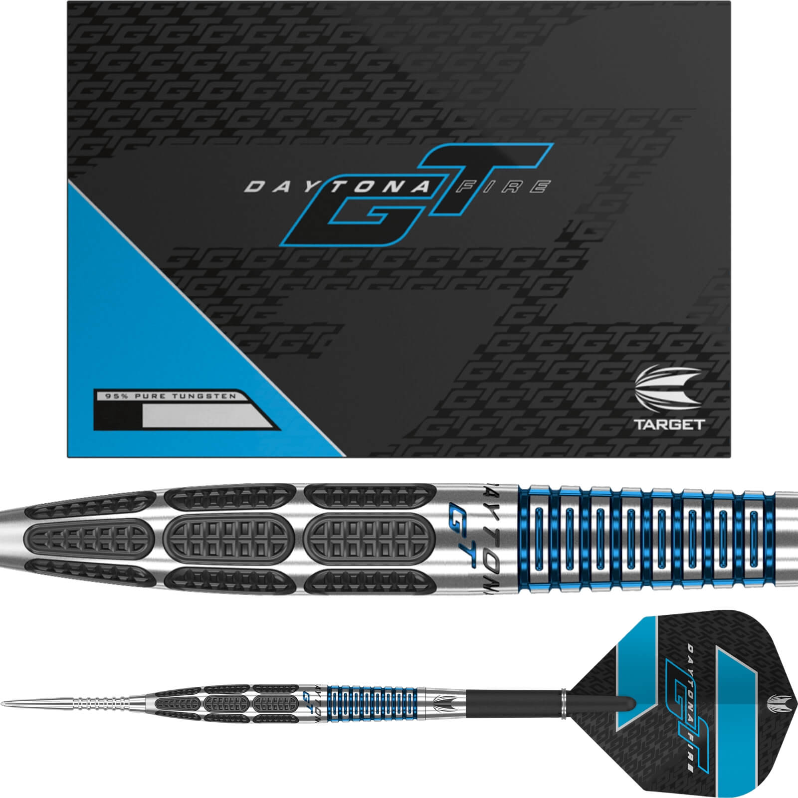 Darts - Target - Daytona Fire GT01 Darts - Steel Tip - 95% Tungsten - 22g 24g