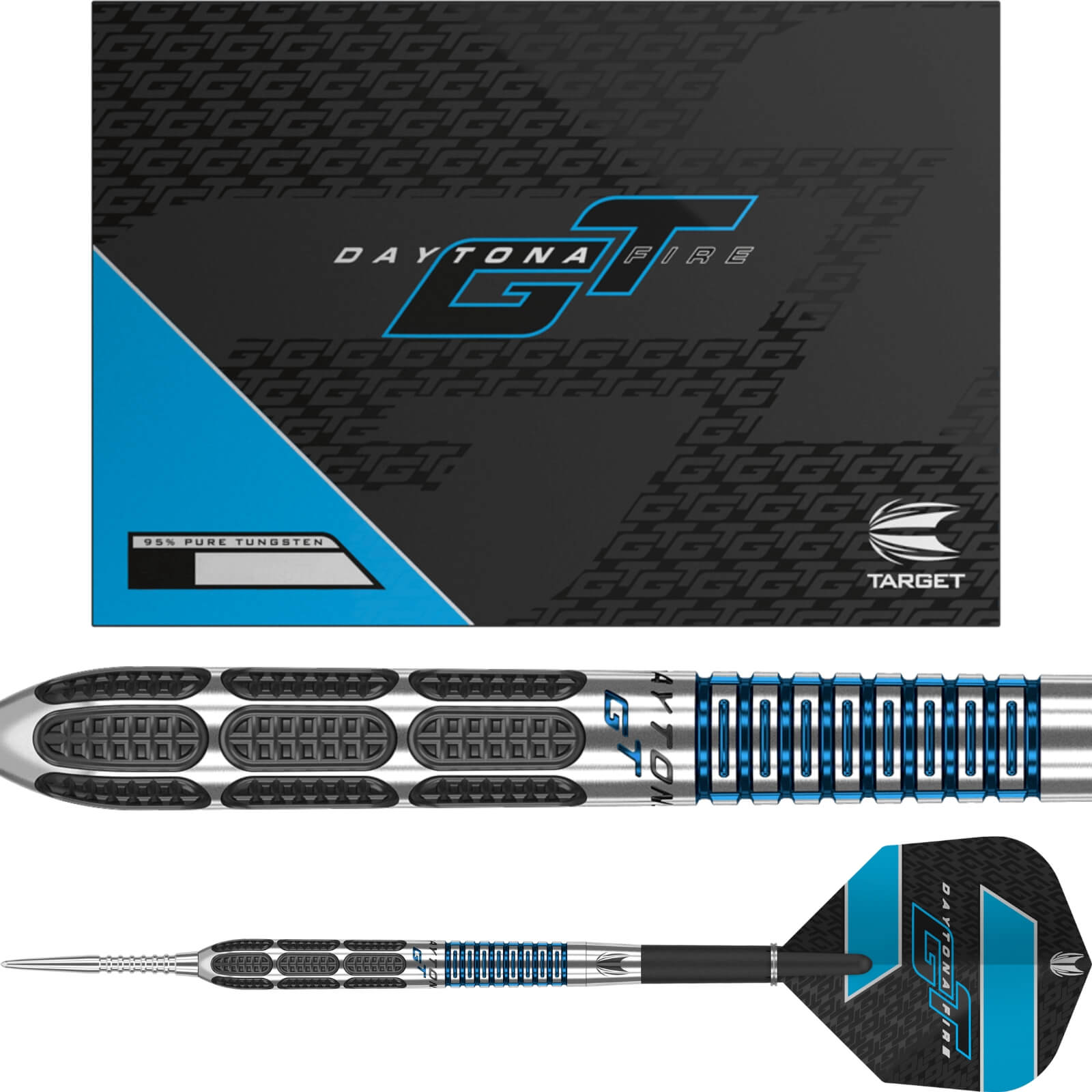 Darts - Target - Daytona Fire GT02 Darts - Steel Tip - 95% Tungsten - 21g 23g