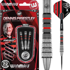 Winmau - Dennis Priestley Diamond 3-Zero Darts - 90% Tungsten - 19g 22g 24g -