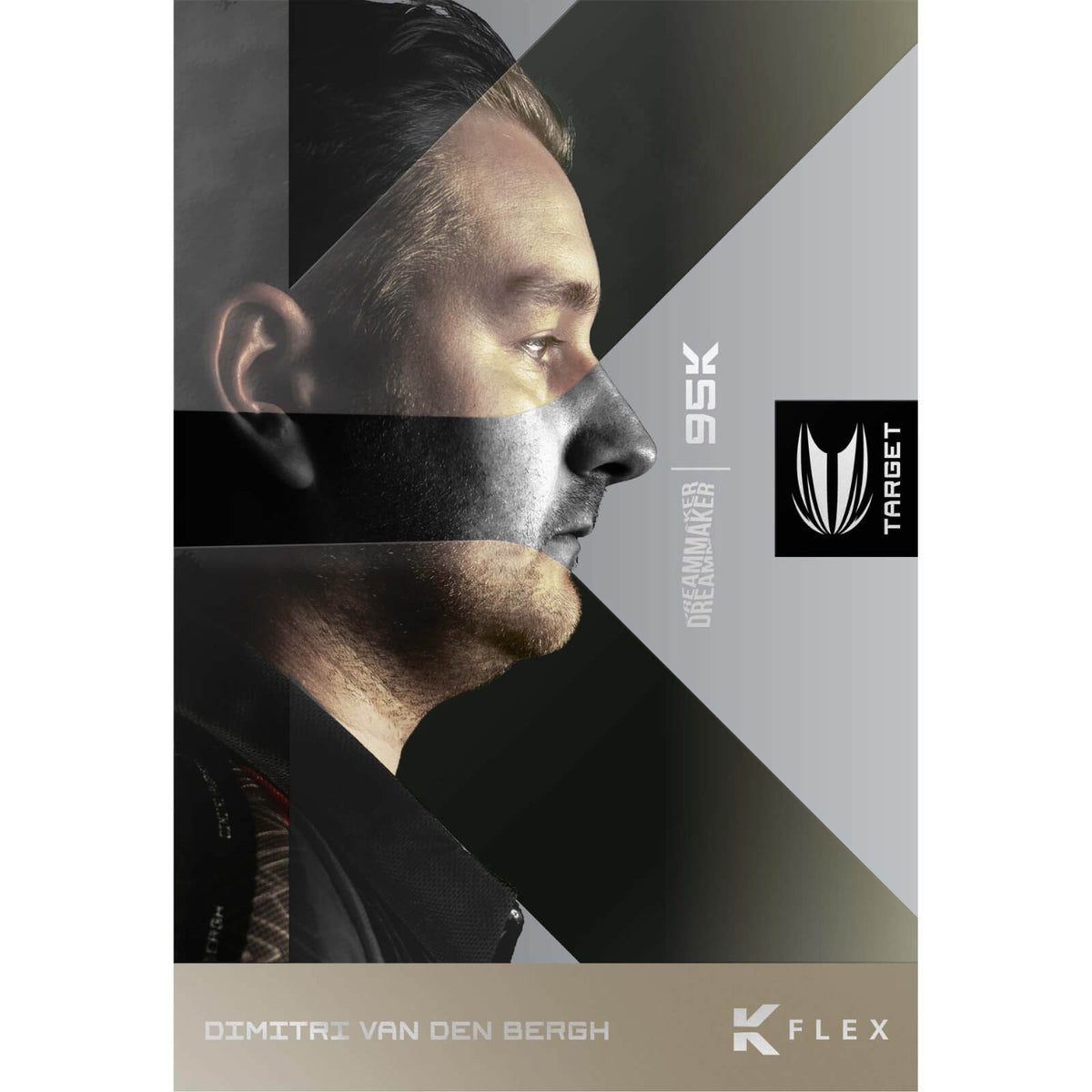 Darts - Target - Dimitri Van Den Bergh 95K Darts - Swiss Point - Steel Tip - 95% Tungsten - 22g 23g 24g