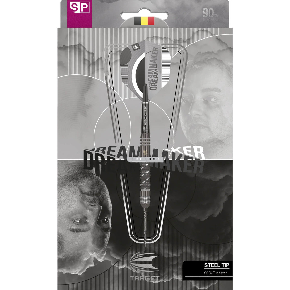 Darts - Target - Dimitri Van den Bergh X Echo Darts - Swiss Point - Steel Tip - 90% Tungsten - 22g 23g 24g