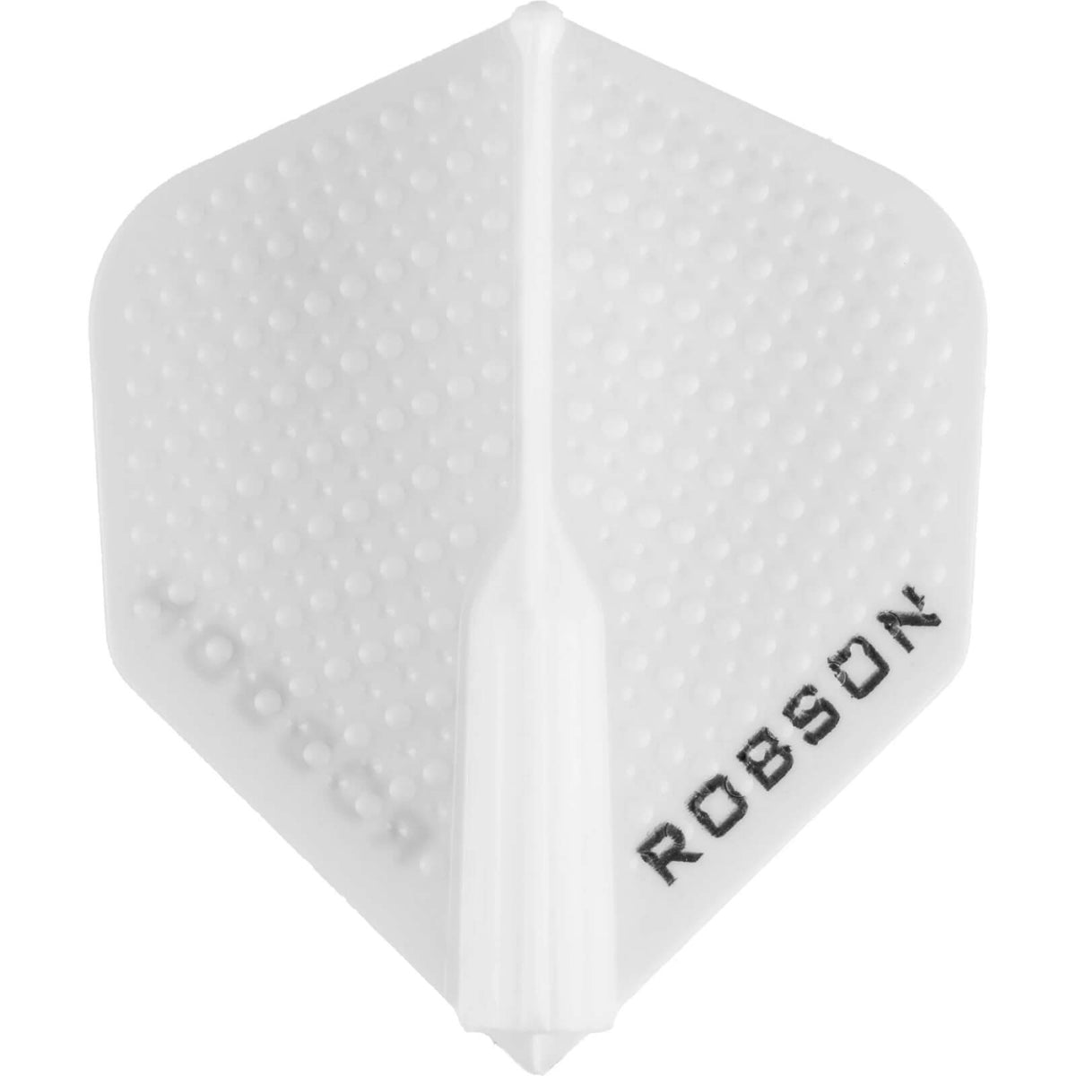 Dart Flights - Robson - Plus Dimpled - Big Wing Dart Flights White
