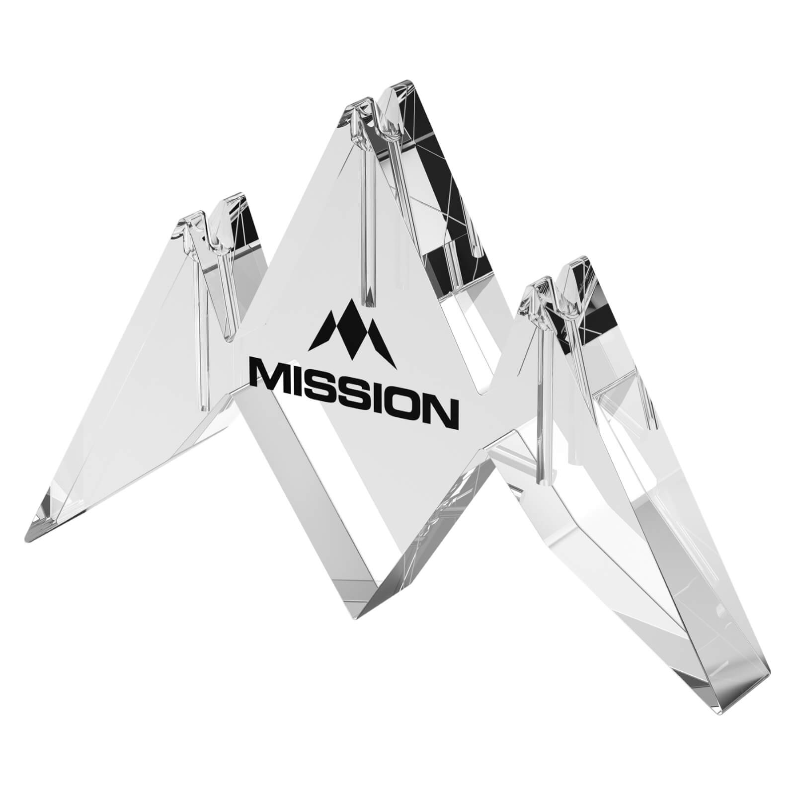 Mission - Logo Stand - Acrylic Darts Display Stand