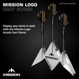 Mission - Logo Stand - Acrylic Darts Display Stand -