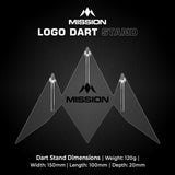 Mission - Logo Stand - Acrylic Darts Display Stand -
