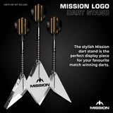 Mission - Logo Stand - Acrylic Darts Display Stand -