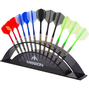 Mission - 12 Dart - Acrylic Display Stand - Black