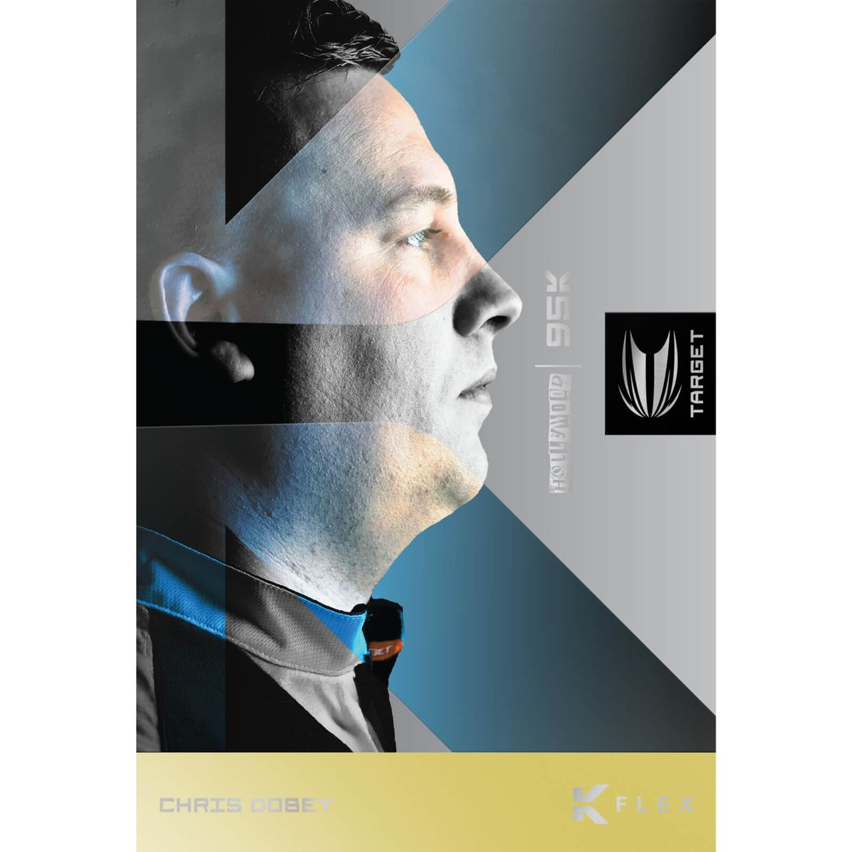 Darts - Target - Chris Dobey 95K Darts - Swiss Point - Steel Tip - 95% Tungsten - 22g 23g 24g