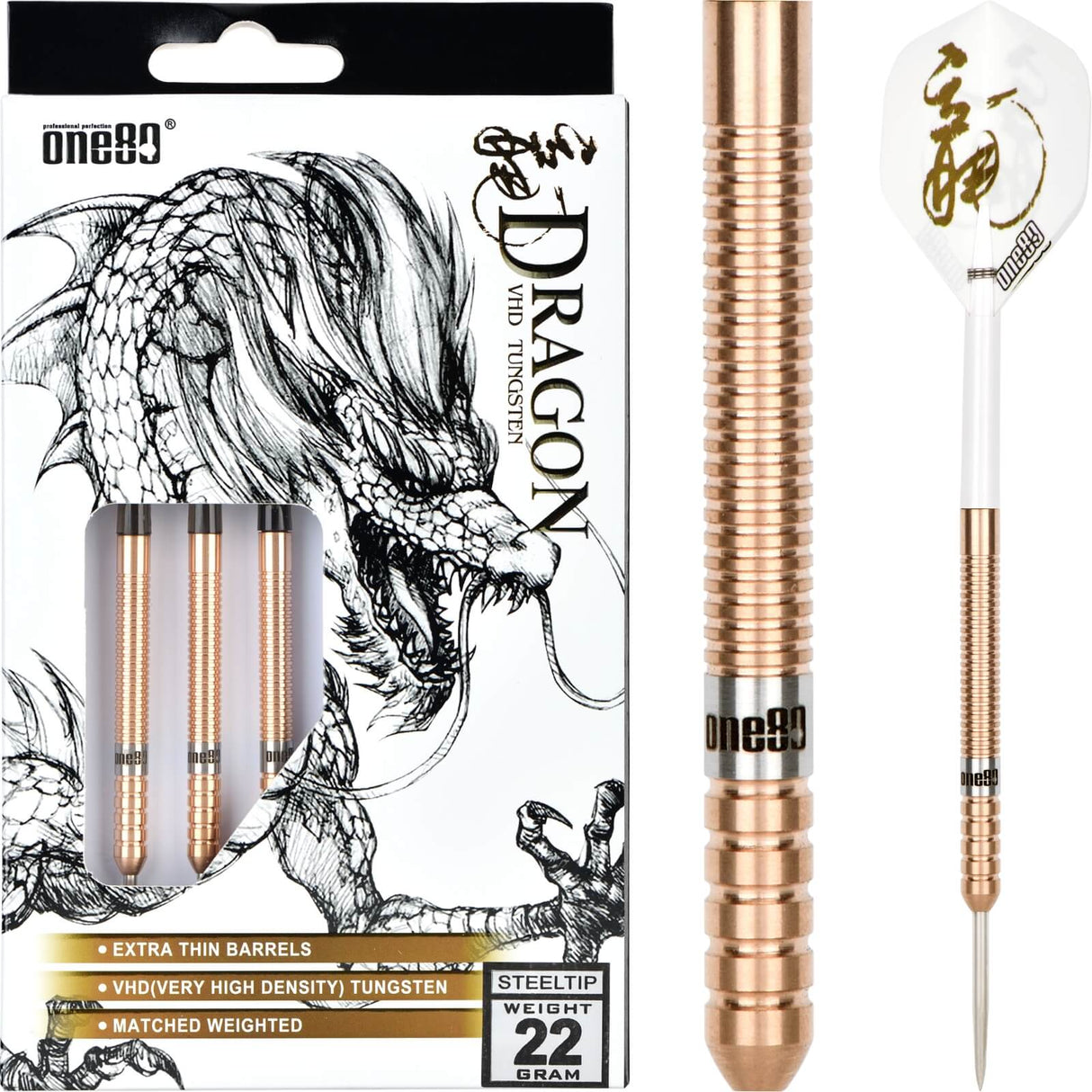 One80 - Fire Dragon Darts - 90% Tungsten - 20g 22g 24g 26g -