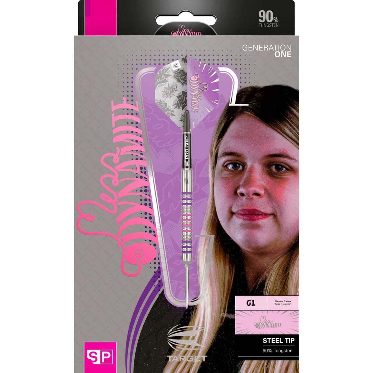 Darts - Target - Eleanor Cairns Darts - Swiss Point - Steel Tip - 90% Tungsten - 24g 