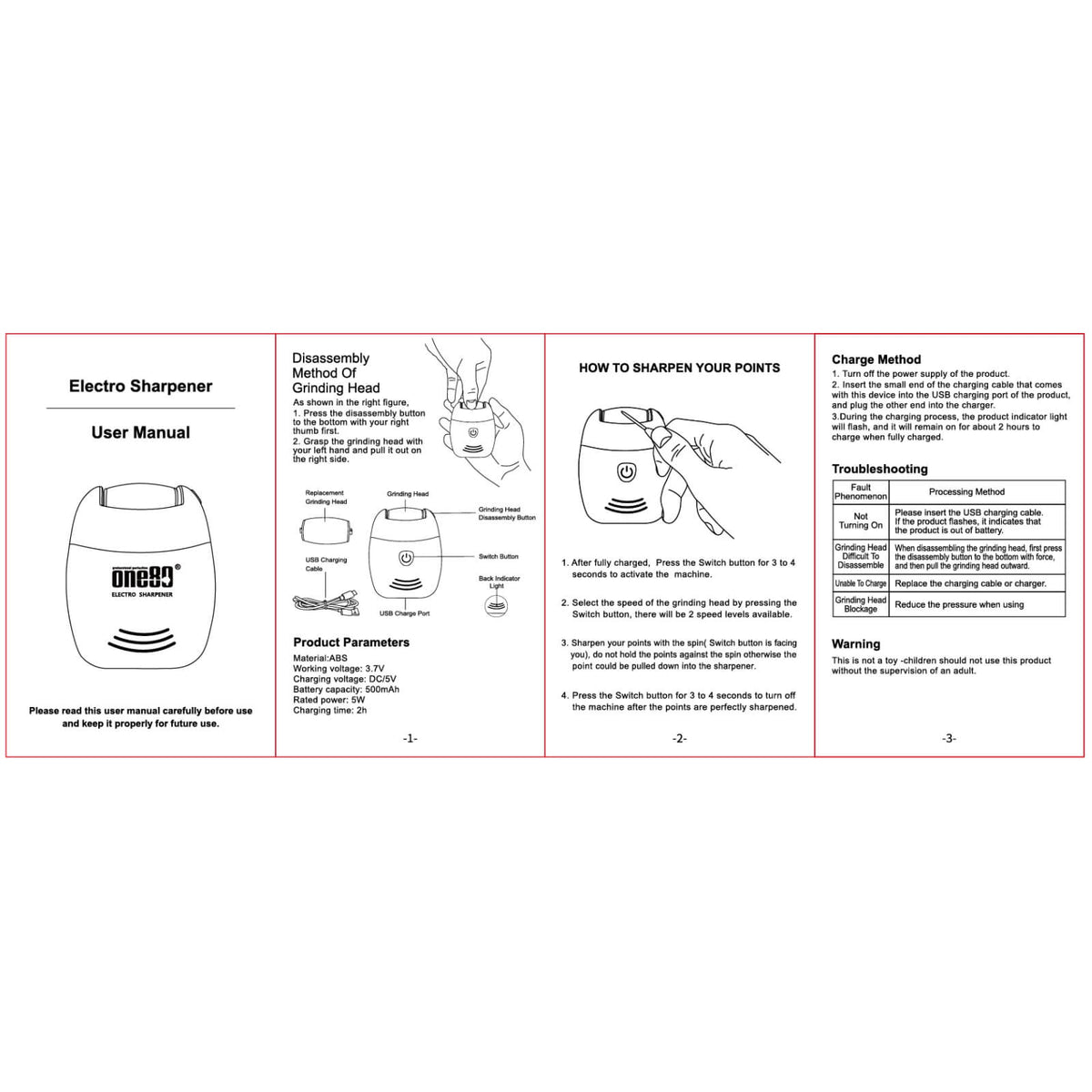Point Accessories - One80 - Electro Dart Point Sharpener