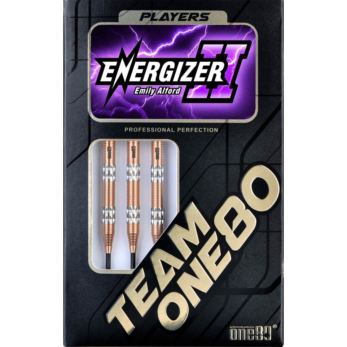 Darts - One80 - Emily Alford Gen 2 Darts - Steel Tip - 90% Tungsten - 23g