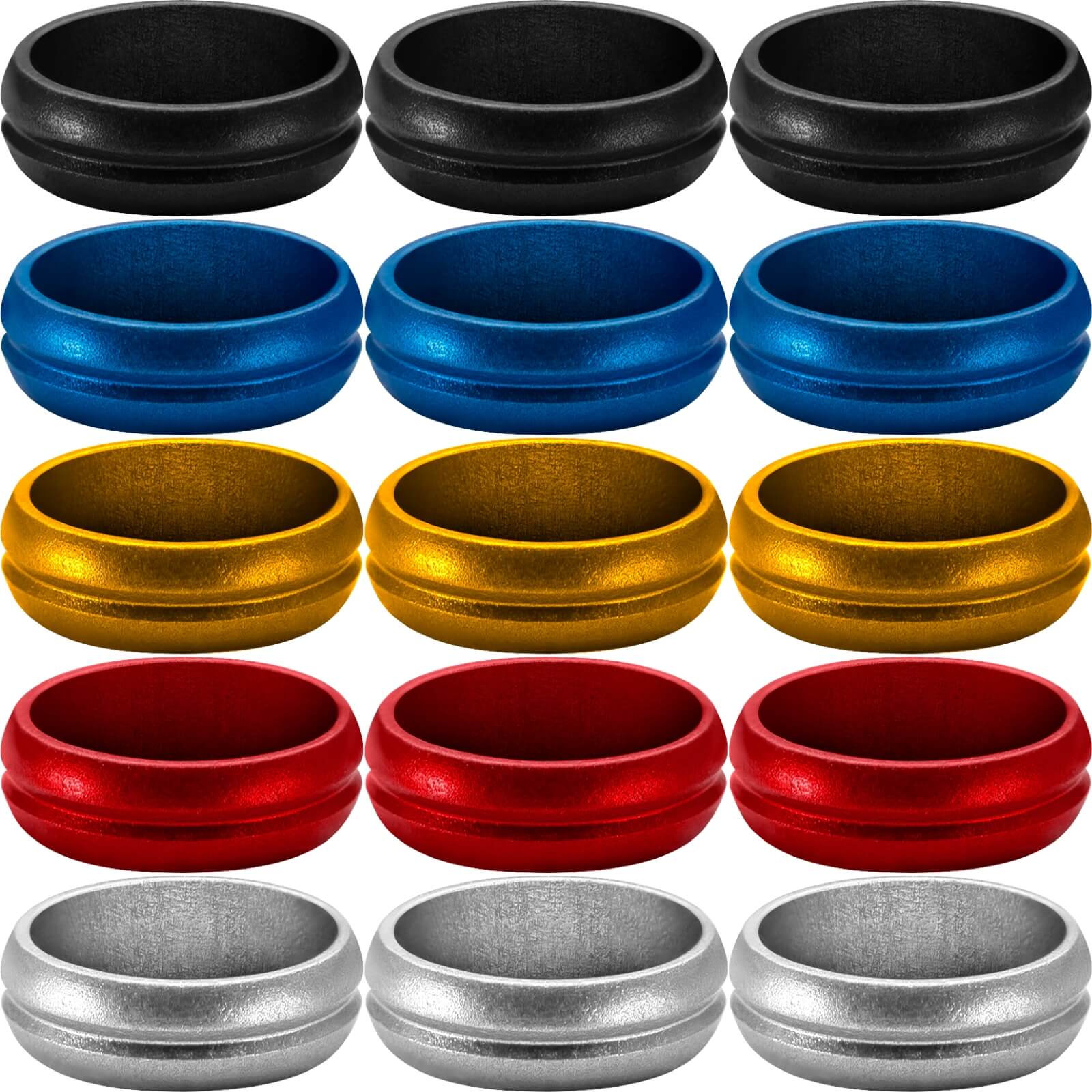 Mission - F-Lock Anodised Aluminium Rings - Flight Lock