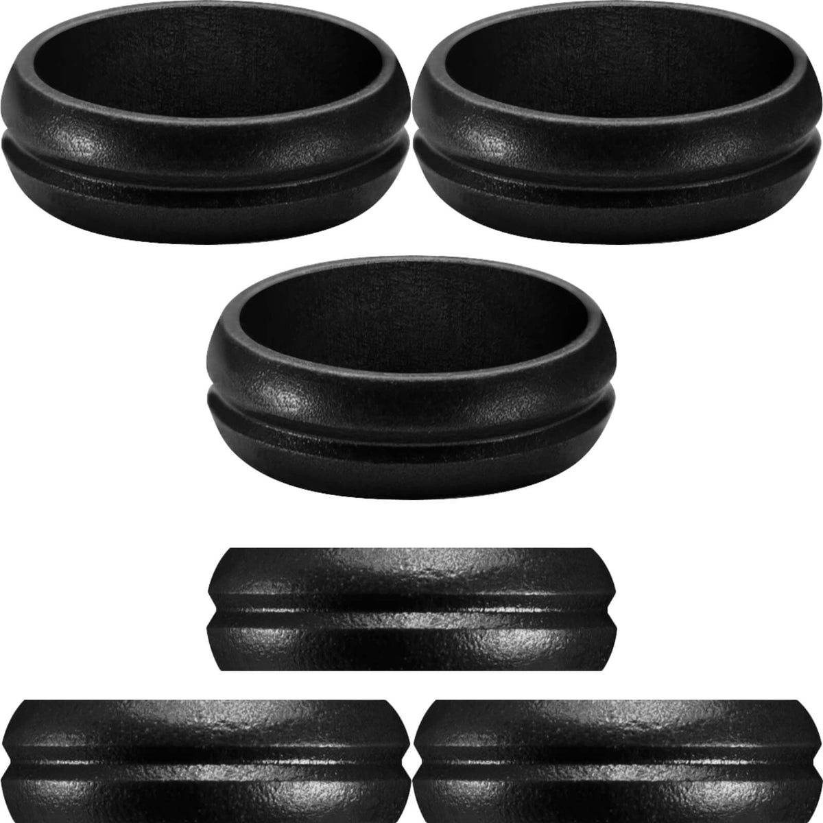 Mission - F-Lock Anodised Aluminium Rings - Flight Lock - Black