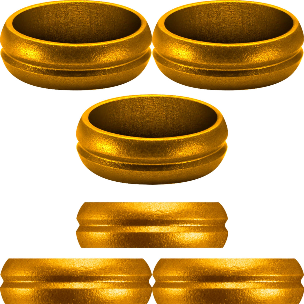 Mission - F-Lock Anodised Aluminium Rings - Flight Lock - Gold