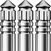 Mission - F-Protect Anodised Alloy Flight Protectors - Silver