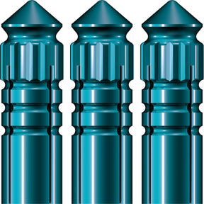 Mission - F-Protect Anodised Alloy Flight Protectors - Aqua
