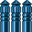 Mission - F-Protect Anodised Alloy Flight Protectors - Blue