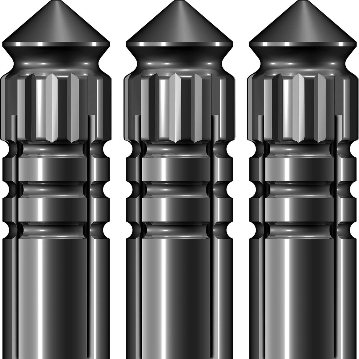 Mission - F-Protect Anodised Alloy Flight Protectors - Grey