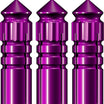 Mission - F-Protect Anodised Alloy Flight Protectors - Purple