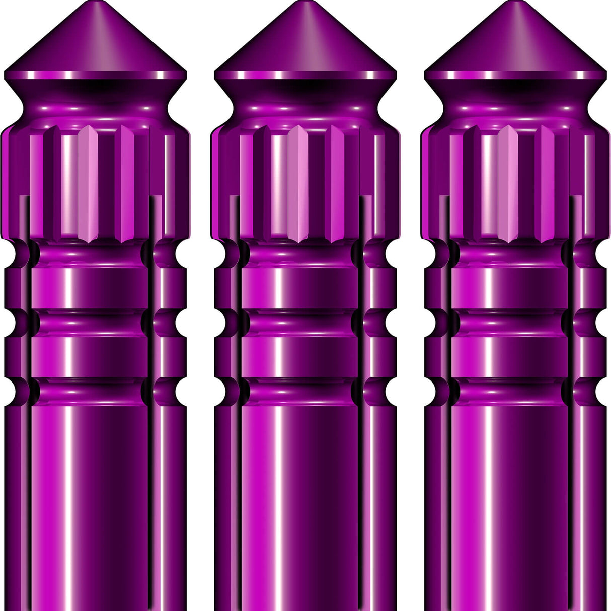 Mission - F-Protect Anodised Alloy Flight Protectors - Purple
