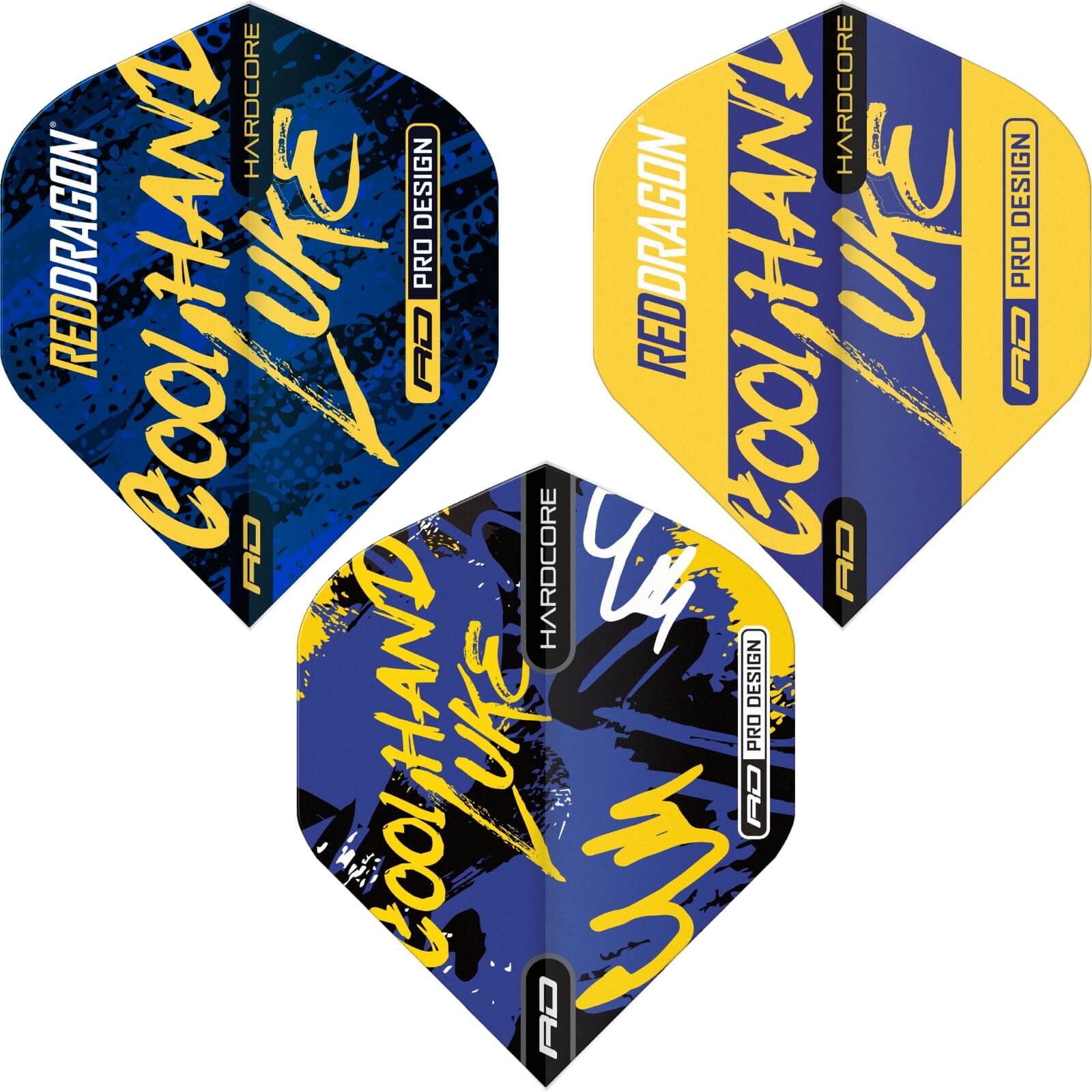 Dart Flights - Red Dragon - Luke Humphries Hardcore - Big Wing Dart Flights 