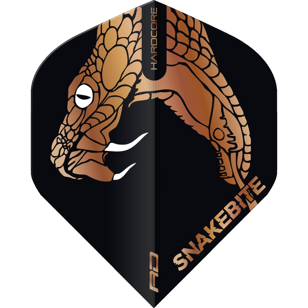 Dart Flights - Red Dragon - Peter Wright Bronze Hardcore - Big Wing Dart Flights F6870