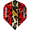 Red Dragon - Gerwyn Price Red Hardcore - Big Wing Dart Flights - F6871