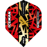 Red Dragon - Gerwyn Price Red Hardcore - Big Wing Dart Flights - F6871