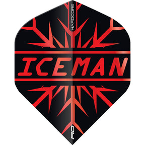 Red Dragon - Gerwyn Price Red Hardcore - Big Wing Dart Flights - F6872