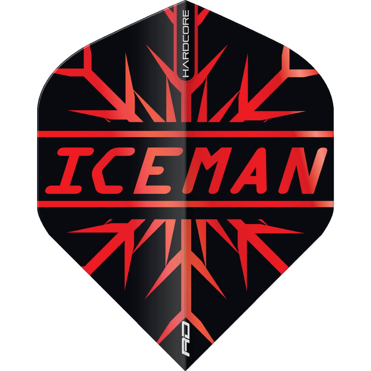 Dart Flights - Red Dragon - Gerwyn Price Red Hardcore - Big Wing Dart Flights F6872