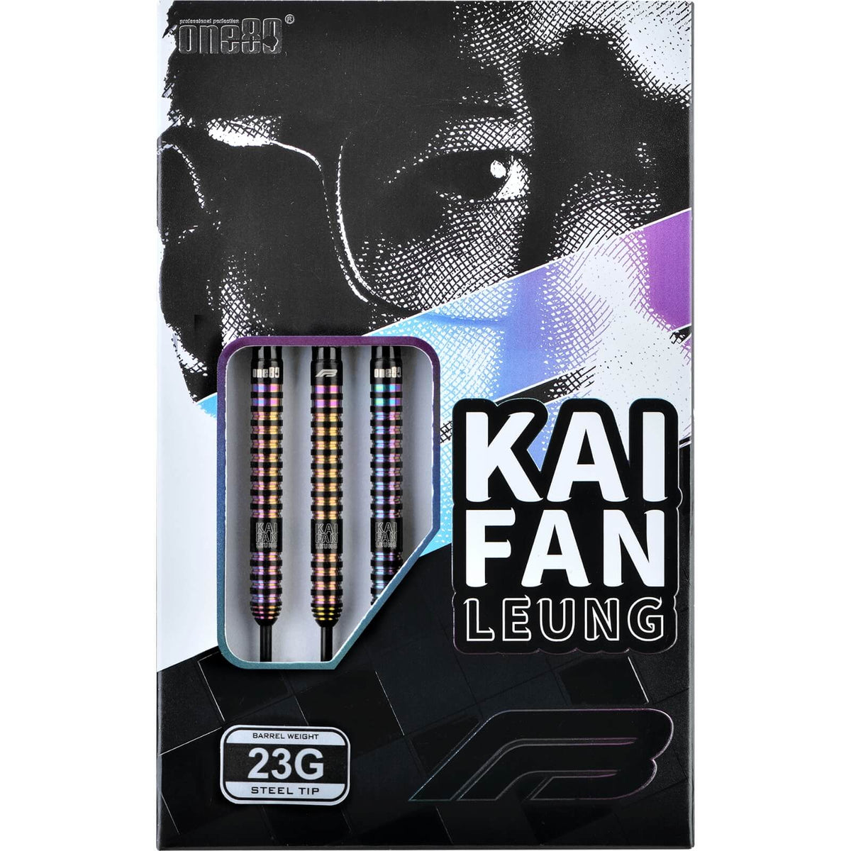 Darts - One80 - FB Kai Fan Leung Gen 2 Darts - Steel Tip - 90% Tungsten - 22g 23g 24g