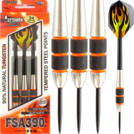 Formula Sports - FSA390 Heavy Darts - 90% Tungsten - 34g -