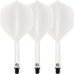 Shot - Flight Deck - Standard Dart Flights - Integrated Flight & Shaft System - Short (19.2mm) / White