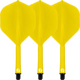 Shot - Flight Deck - Standard Dart Flights - Integrated Flight & Shaft System - Short (19.2mm) / Yellow